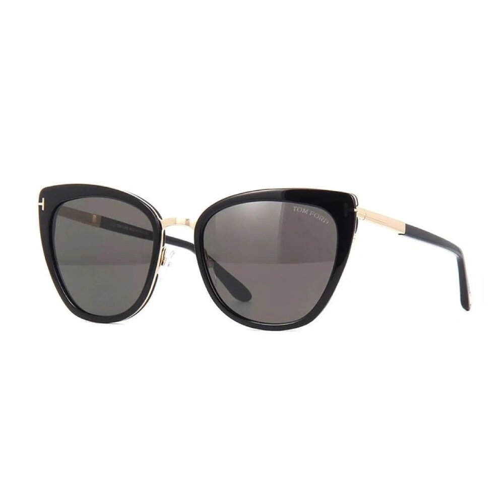 NEW TOM FORD SUNGLASSES BLACK WOMEN CAT EYE EYEWEAR